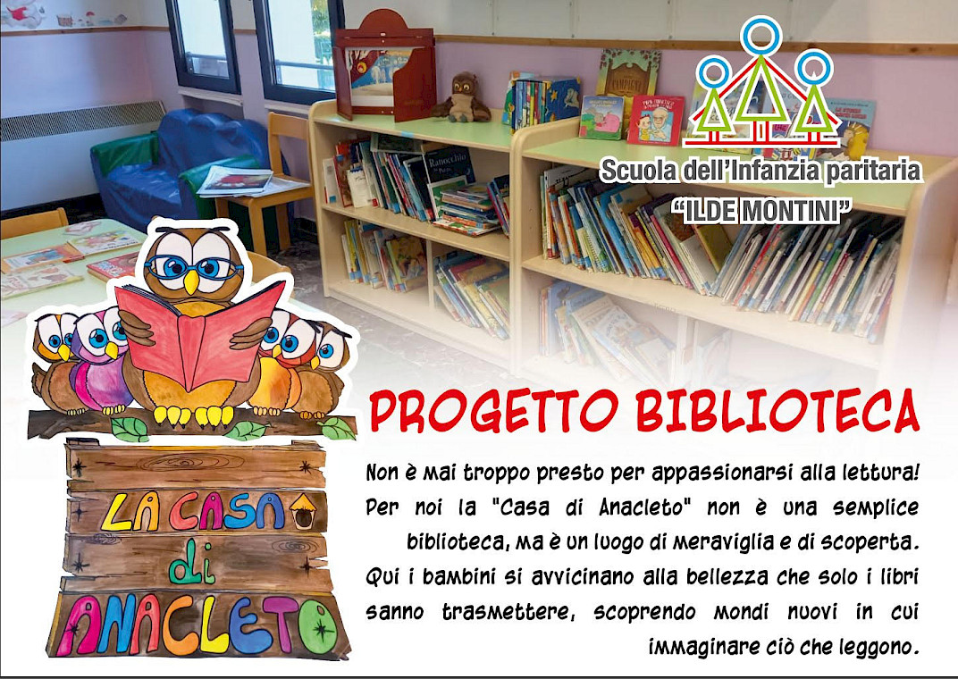 Sostieni il Progetto Biblioteca per la Scuola Dell'infanzia