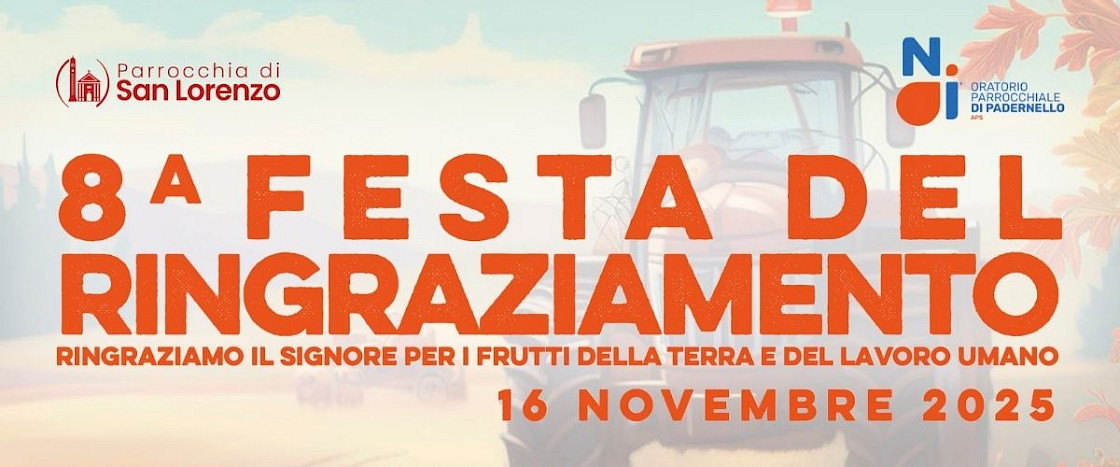 8ª Festa del Ringraziamento - 16 Novembre 2025