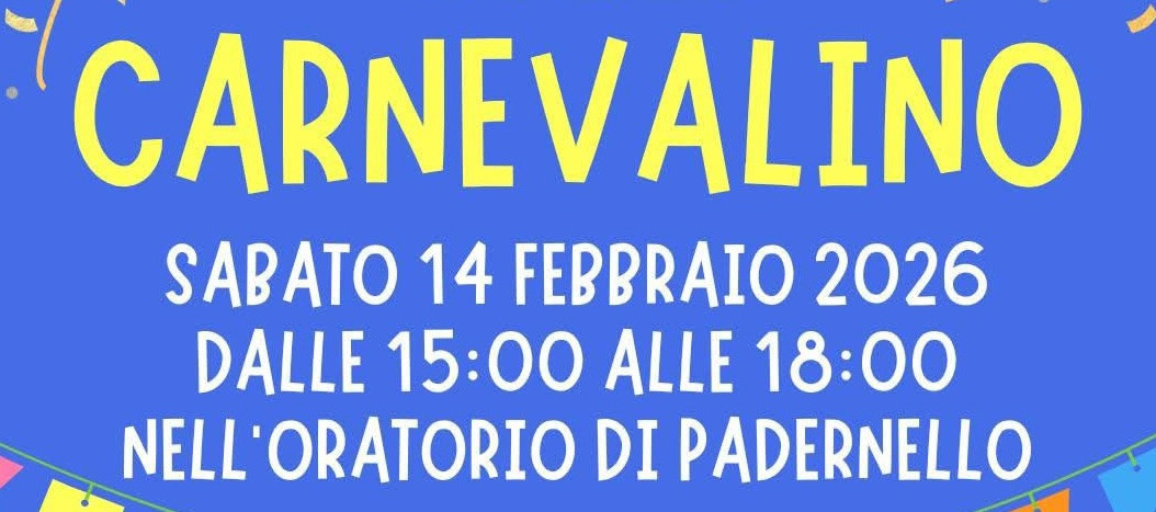 Carnevalino in Oratorio a Padernello - 14 Febbraio 2026