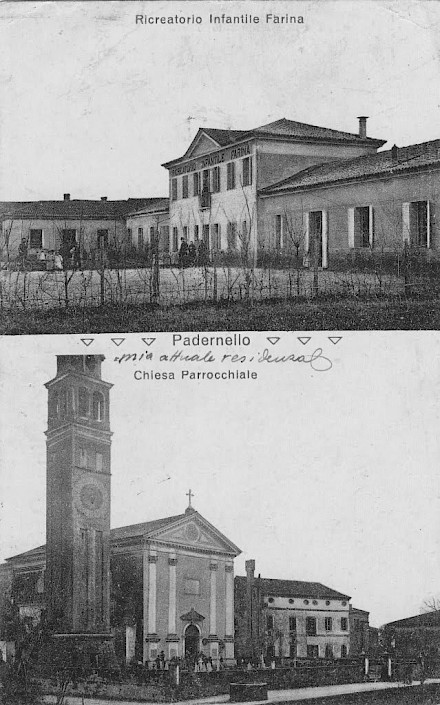 Il campanile e la chiesa parrocchiale